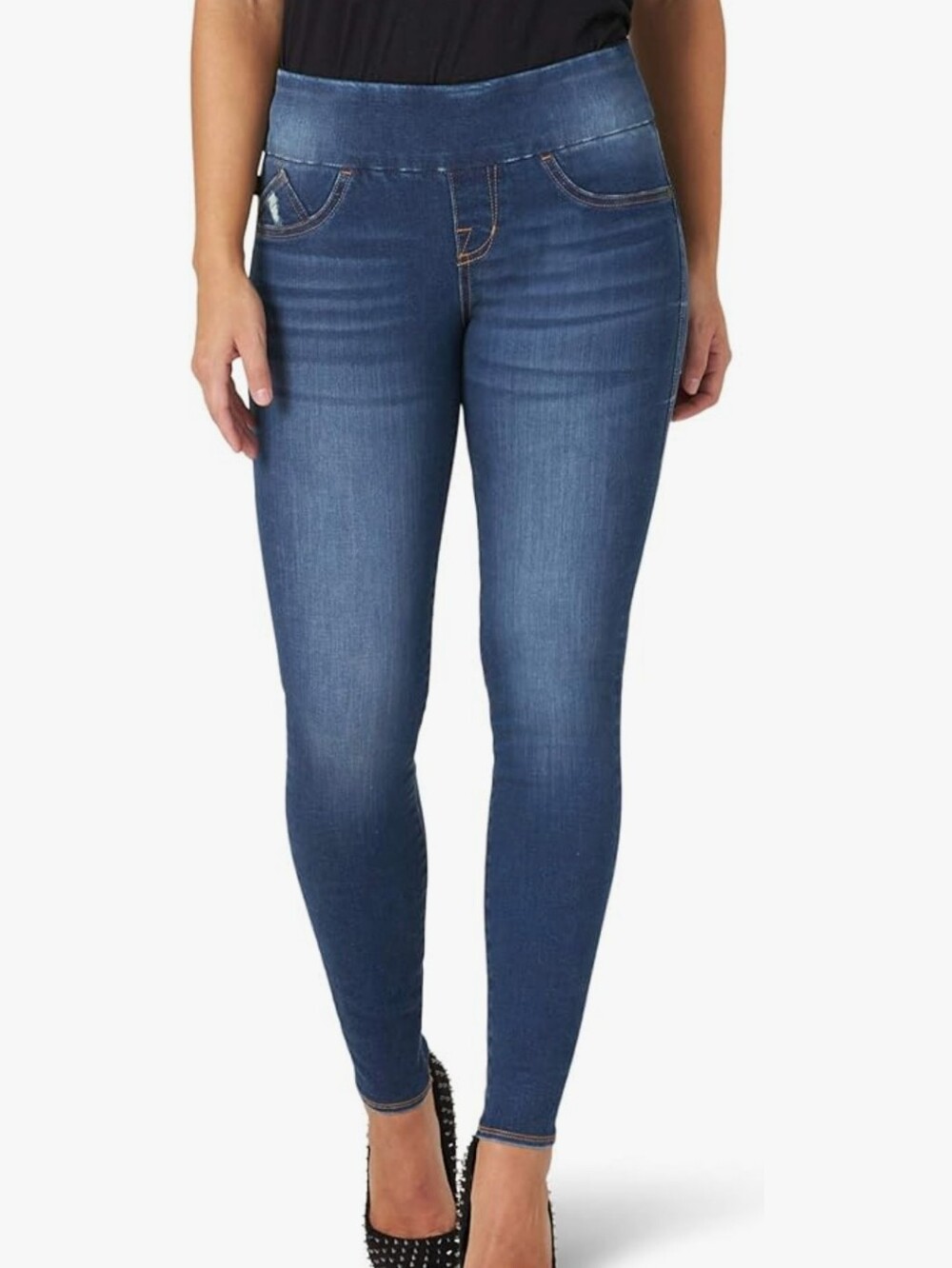 Rock & Republic The Slimming Denim Cure Rx Fever Jean Legging Pull On - 6